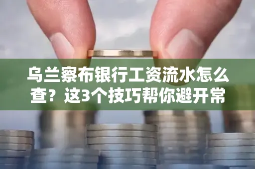乌兰察布银行工资流水怎么查?这3个技巧帮你避开常见坑