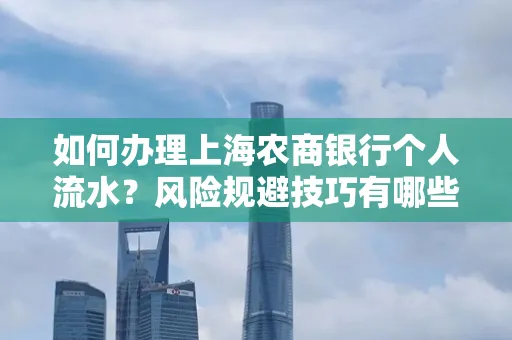 如何办理上海农商银行个人流水?风险规避技巧有哪些?