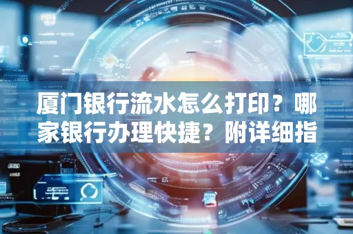 厦门银行流水怎么打印?哪家银行办理快捷?附详细指南