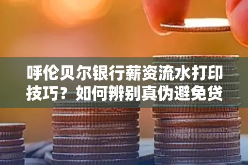 呼伦贝尔银行薪资流水打印技巧?如何辨别真伪避免贷款风险?