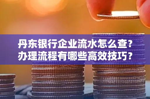 丹东银行企业流水怎么查？办理流程有哪些高效技巧？