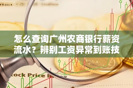 怎么查询广州农商银行薪资流水?辨别工资异常到账技巧?