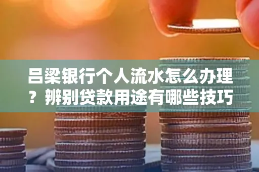 吕梁银行个人流水怎么办理?辨别贷款用途有哪些技巧?