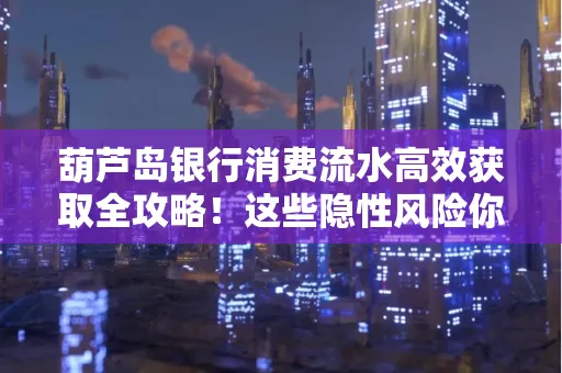 葫芦岛银行消费流水高效获取全攻略!这些隐性风险你必须知道