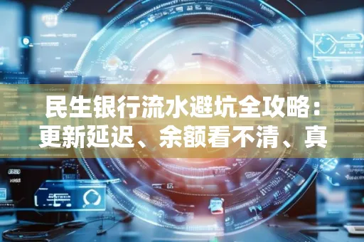 民生银行流水避坑全攻略:更新延迟、余额看不清、真实性验证问题一站式解决