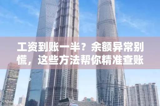 工资到账一半?余额异常别慌,这些方法帮你精准查账!