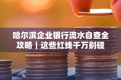 哈尔滨企业银行流水自查全攻略|这些红线千万别碰