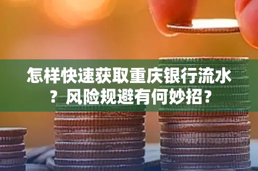 怎样快速获取重庆银行流水?风险规避有何妙招?