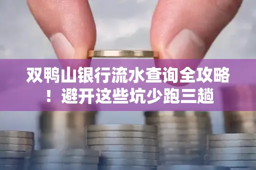 双鸭山银行流水查询全攻略!避开这些坑少跑三趟
