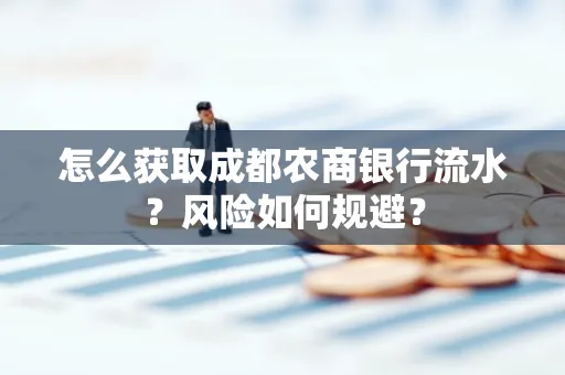 怎么获取成都农商银行流水?风险如何规避?
